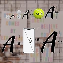 Llewyn 380 Pcs 10 Sheets Letter Stickers,Self