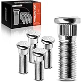 A-Premium 5PCS Wheel Studs M12 x 1.5 & 32mm Long Lug Studs Compatible with Toyota Avalon Camry Corolla Prius RAV4 Chevrolet L