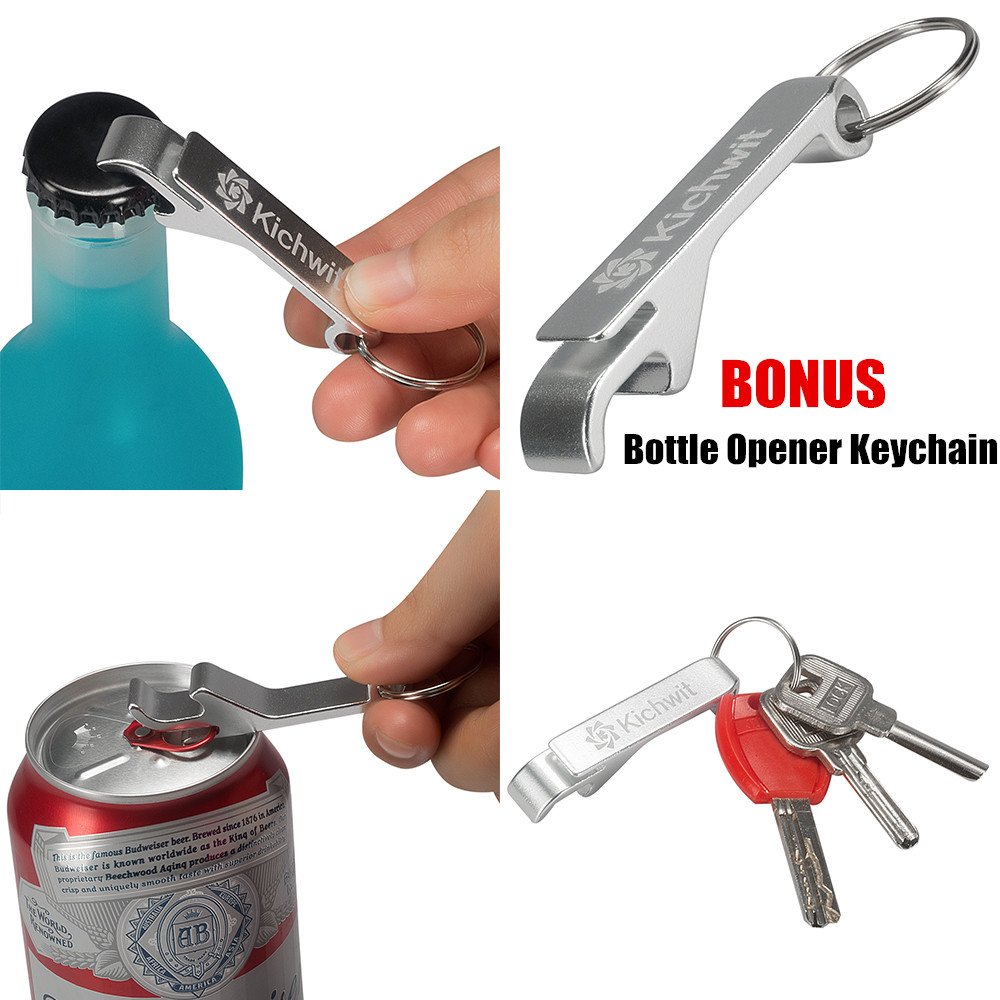 Kichwit Arthritis Jar Opener Stainless Steel Lids Off Jar Opener Free