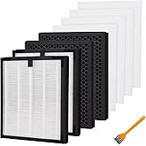 HY4866G Air Purifier Replacement Filter - Compatible with MORENTO HY4866 and YIOU M1 Air Purifier, 4-Sets True HEPA Filters &