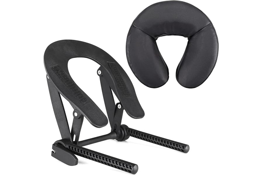 Universal Massage Table Face Cradle & Cushion, Adjustable Massage Chair Spa Bed Headrest & Face Pillow Support, Massage Platform Head Rest Cushion Cradle for Salon Home Mattress Top Massage Kit