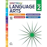 Spectrum Language Arts 2nd Grade Workbook, ELA Activity Book for Kids Ages 7-8, Parts of Speech, Sentence Structure, English Grammar, Vocabulary, Spelling, and More, Classroom or Homeschool Curriculum