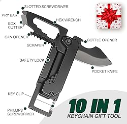 Gifts for Men Dad Husband - Keychain Tool, Birthday