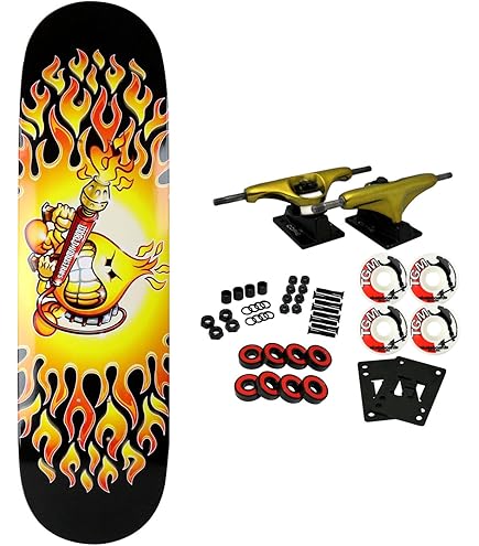 Amazon.com: World Industries Skateboard Complete Flameboy Fire