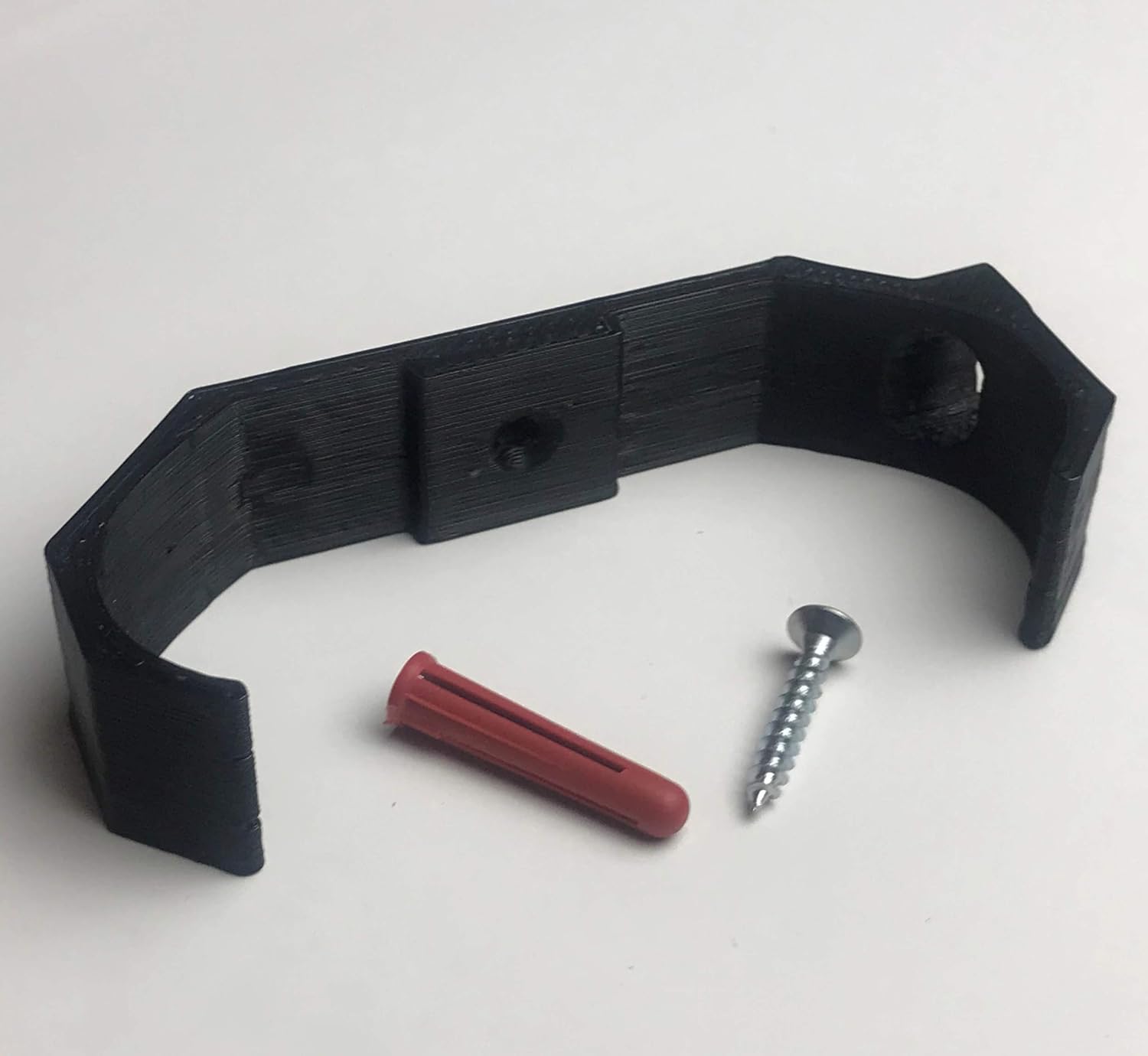 Google Home Mini Wall Bracket 2 Leg : White (Can be Hidden Under Shelves/cabinets etc) Black