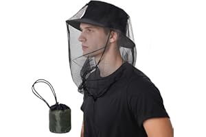 2 Pack Premium Mosquito Head Net Beekeeper Mask Protection for Men & Women Against Midges, Bugs