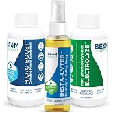 BEAM Minerals Travel Pack | 2 fl Oz | Electrolyte &amp; Micronutrient Support On-the-Go | Micro-BOOST, Electrolyze, and Insta-Lytes