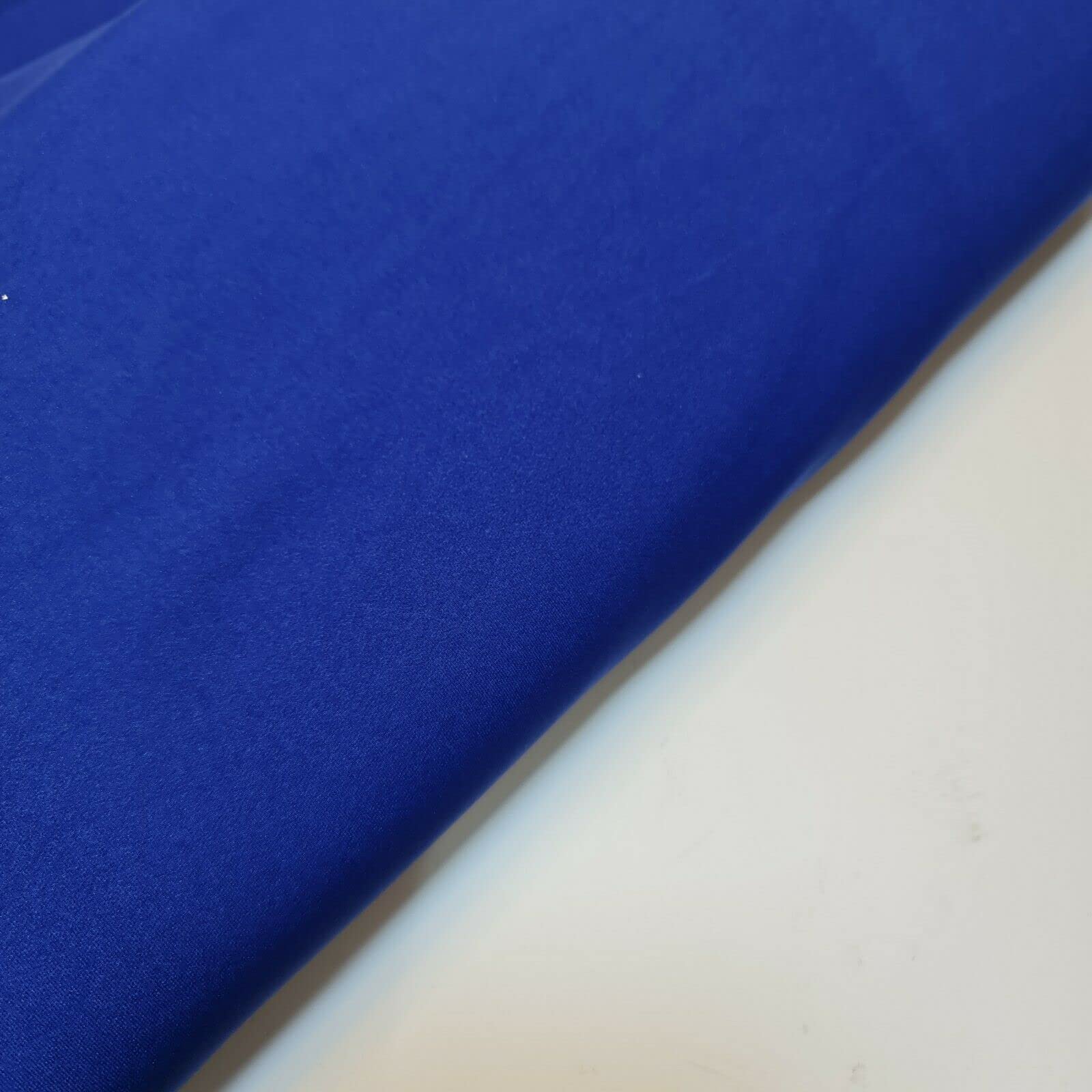 Plain Scuba/Crepe Jersey Stretch Spandex Dress Fabric Material 58" Wide (Royal Blue)