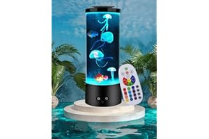 ORDERSOON Jellyfish Lamp with 16 Colors Changing for Relax Mood Light Gift with USB for Kids Men Women for Home Decoration…