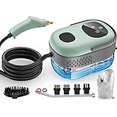 Steam Cleaner, 10s Heat-Up, 6-Level Adjustable, 1.69qt. Tank, 2500W Natural Portable Handheld Steamer for Cleaning with Touch Screen for Home, Car, Tile, Grout, Windows, Bathrooms, Kitchens