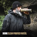GRAYL UltraPress 500ml Water Purifier Bottle Gray/Coyote Brown view 5