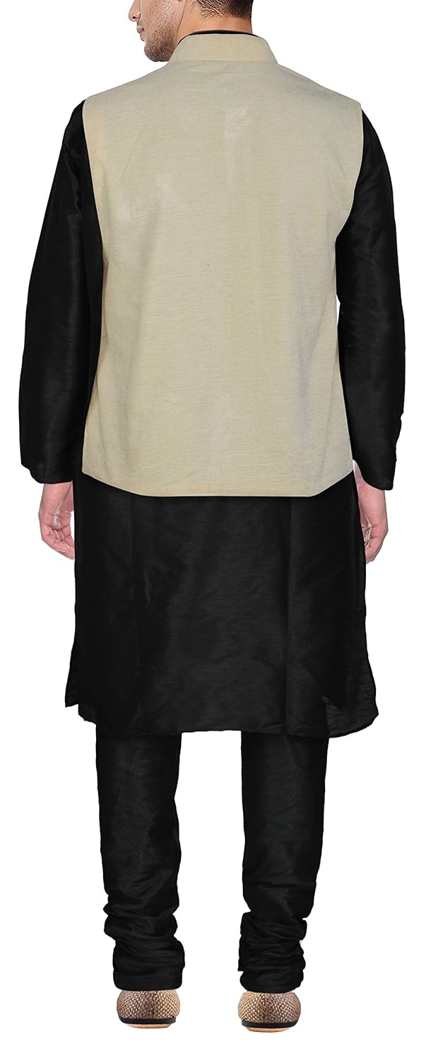 freedom fashion men's linen nehru jacket