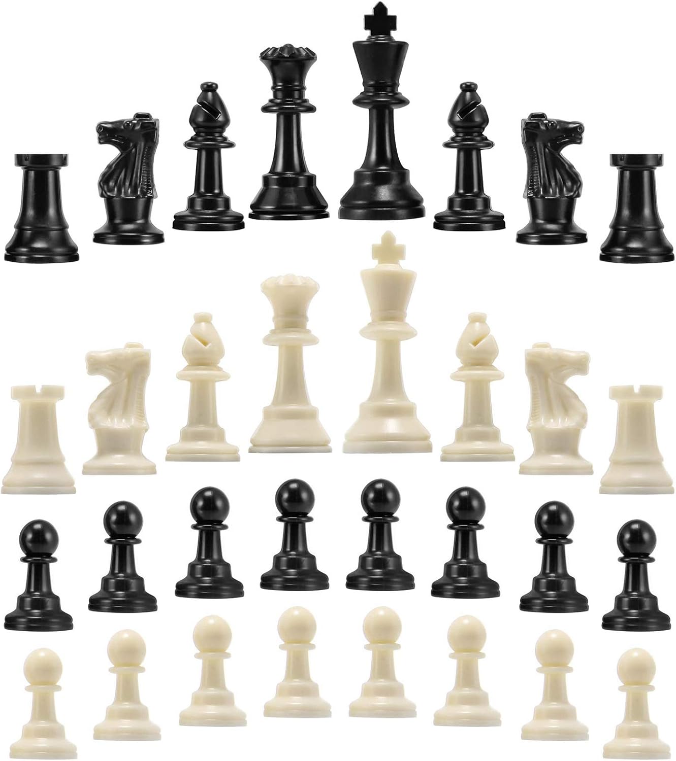 Yosoo Health Gear 32 Pcs Chess Pieces Only, Chessmen Game Set Chess