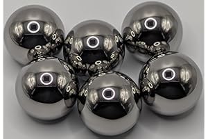 Ball Baron Hi-Standard Pinballs, Super Shiny, Made in The USA! (6 PACK)