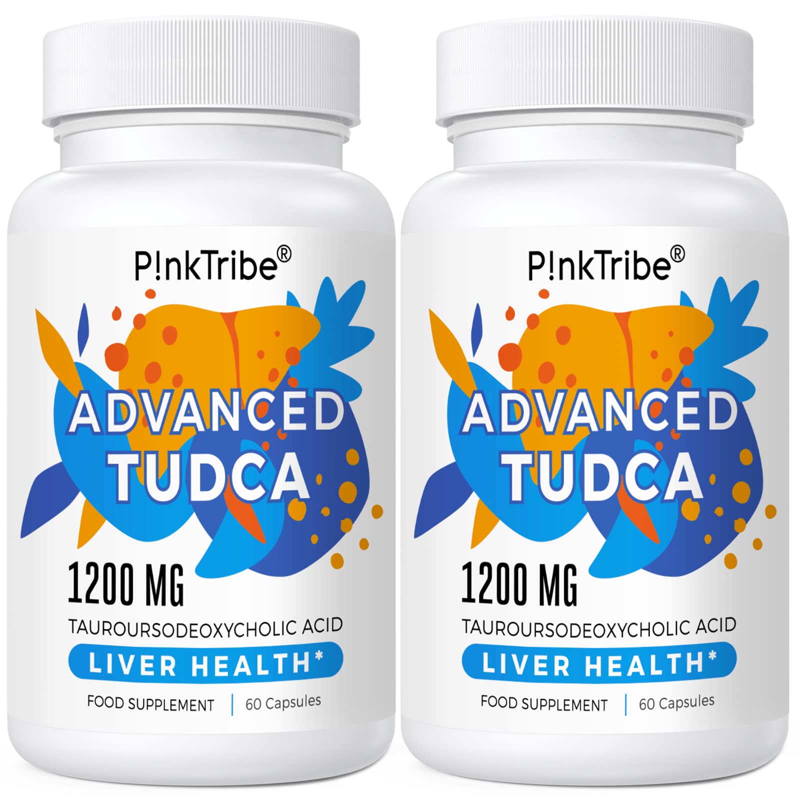 TUDCA (Tauroursodeoxycholic Acid) Liver Support Supplement – 1200 mg per Serving, for Detox, Cleanse and Digestive Health, 120 Capsules