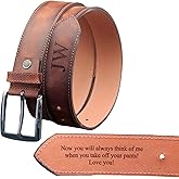 Eagle Epic Custom 100% Genuine Leather Belt for Mens Valentine's Day Gift, Handmade Personalized Engraved Classic Casual Leather Belt, Leather for Your Valentine, Anniversary, Him Men Customized Gifts