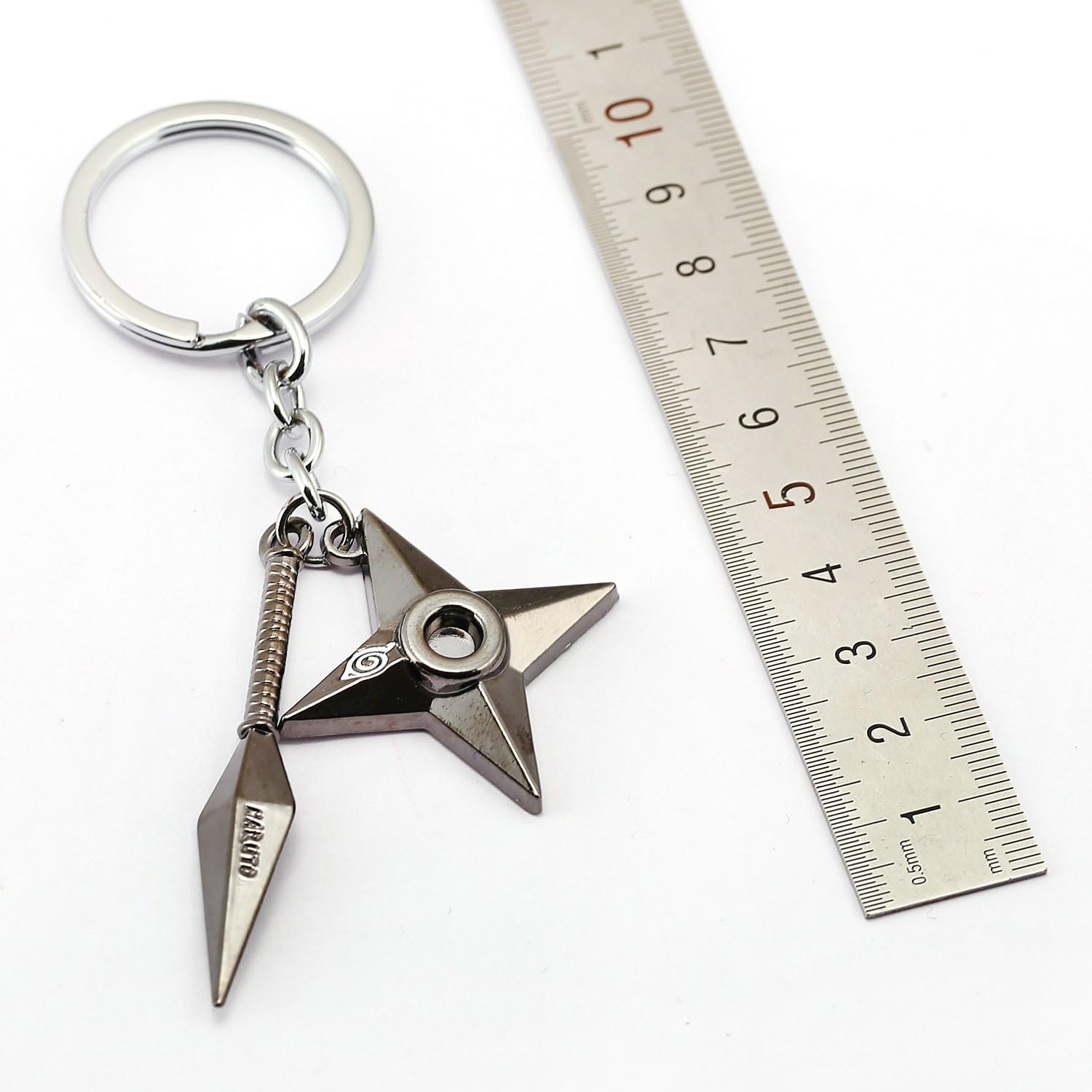 yushert Naruto Kakashi Itachi Uchiha Sharingan Eye Alloy Keychain Pendant