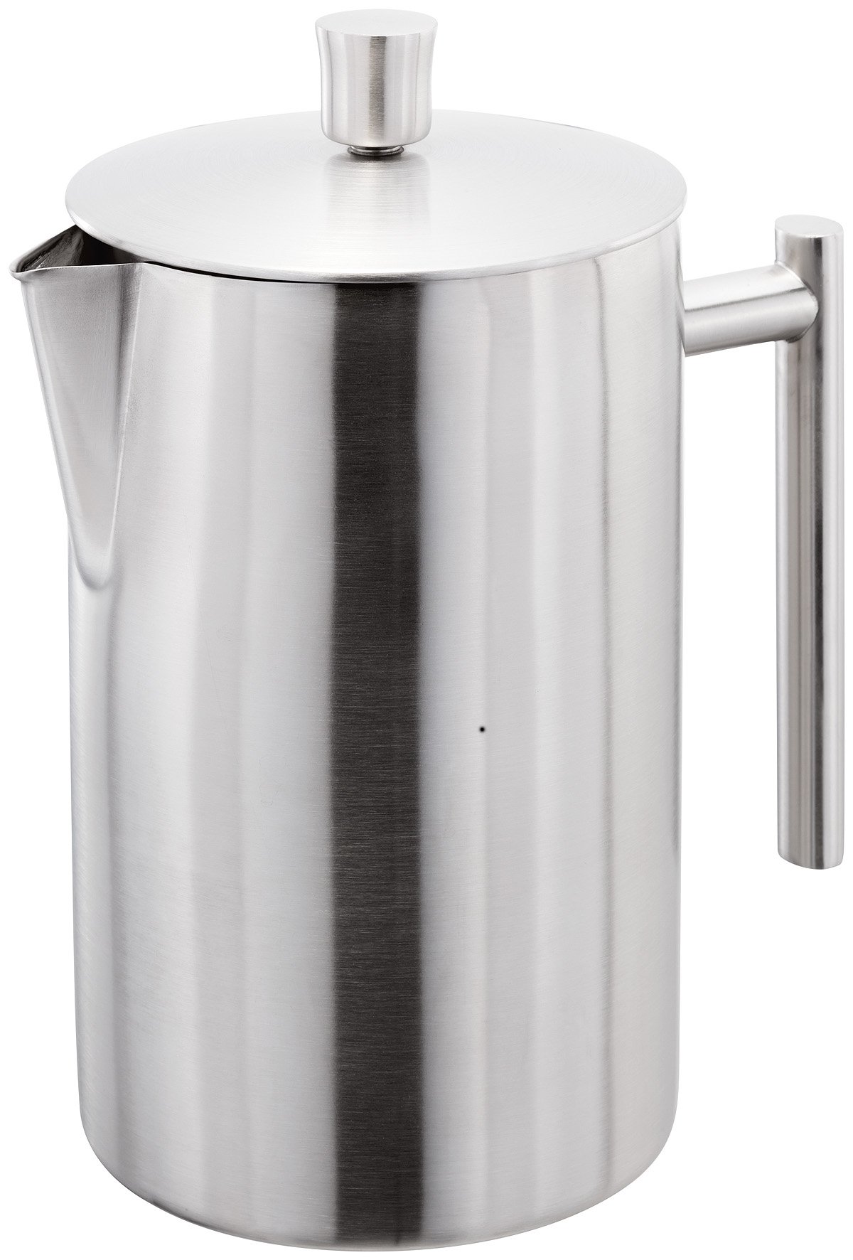 "Stellar SM13 Double Walled Stainless Steel Cafetiere Matt Finish, 12 Cup Coffee Marker (1.4L), Long Lasting Stainless Steel Filter, Safety Valve, Dishwasher Safe - Fully Guaranteed "