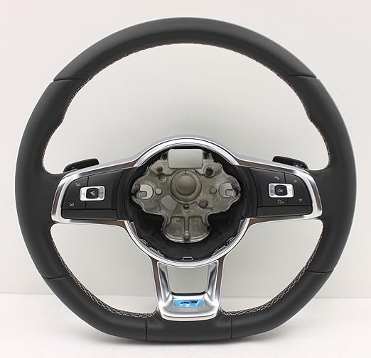GENUINE VW POLO 6R Steering Wheel Flat Multi Function RLine 1