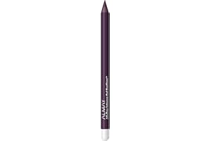 Almay Gel Eyeliner, Waterproof, Fade-Proof Eye Makeup, Easy-to-Sharpen Liner Pencil, Stocking Stuffer for Women, 130 Pure Plum, 0.045 oz
