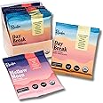 Raaka Functional Mushroom Day Break & Mellow Moon | Day Break for Morning Focus & Energy | Mellow Moon for Evening Rest & Calm | 10 Adaptogen Chocolate Bars
