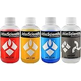 Atlas Scientific pH 4.00, 7.00, 10.00, & pH Electrode Storage Calibration Solution 125ml - 4oz (Pack of 4)