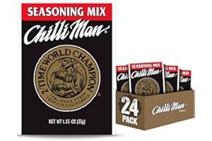 CHILLI MAN Chili Seasoning Mix (Pack of 24), 1.25 Ounce Packets
