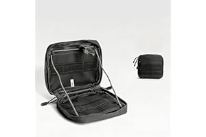 Outdoor Camping Gear Storage Bag | Durable Oxford Cloth | Multi-Compartment Organizer with Zippered Pockets & MOLLE Webbing |