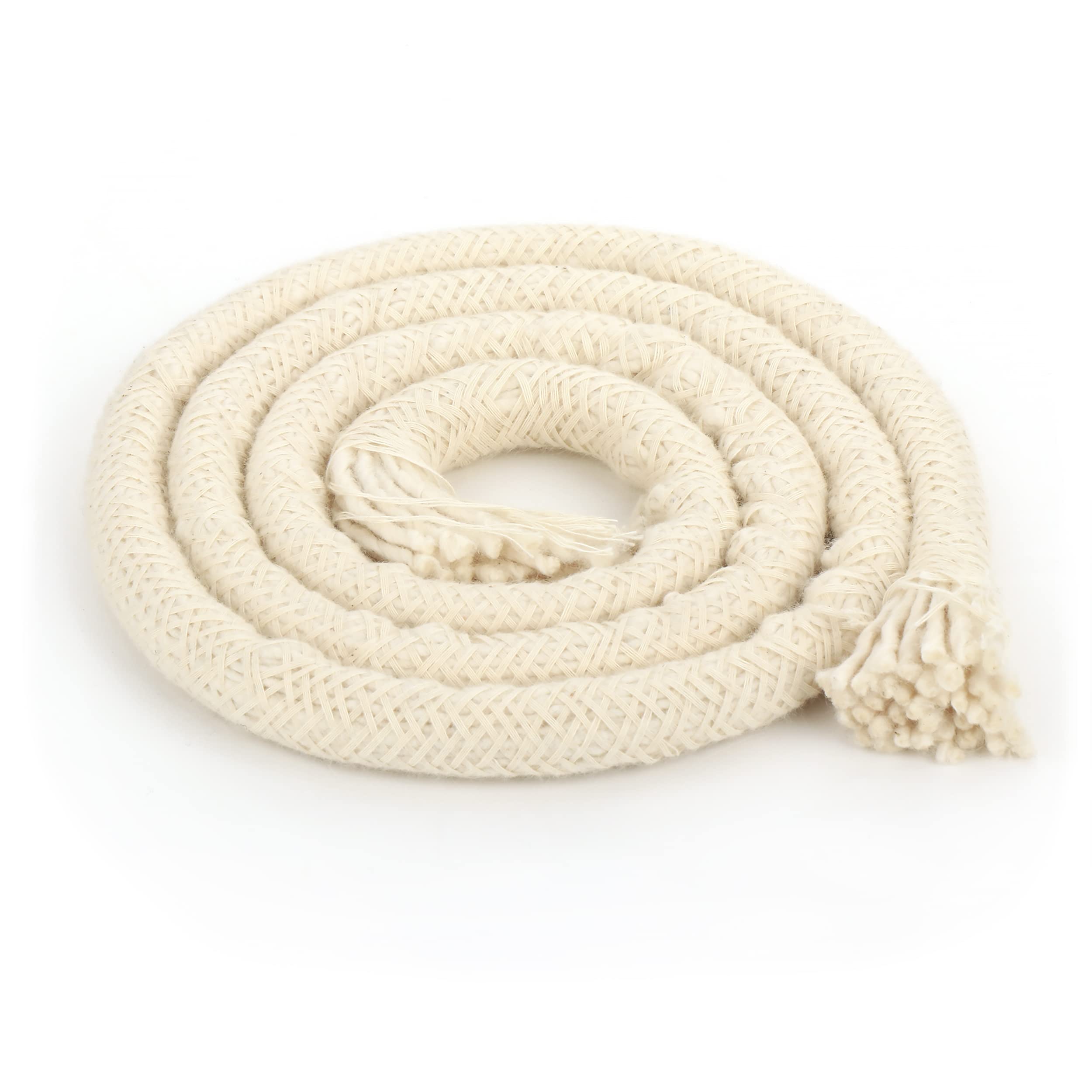 NKlaus 1265 3 m Torch Wick 12 mm Cotton Wick Garden Torch Bamboo Torch Replacement Wick Lamp Wick Round