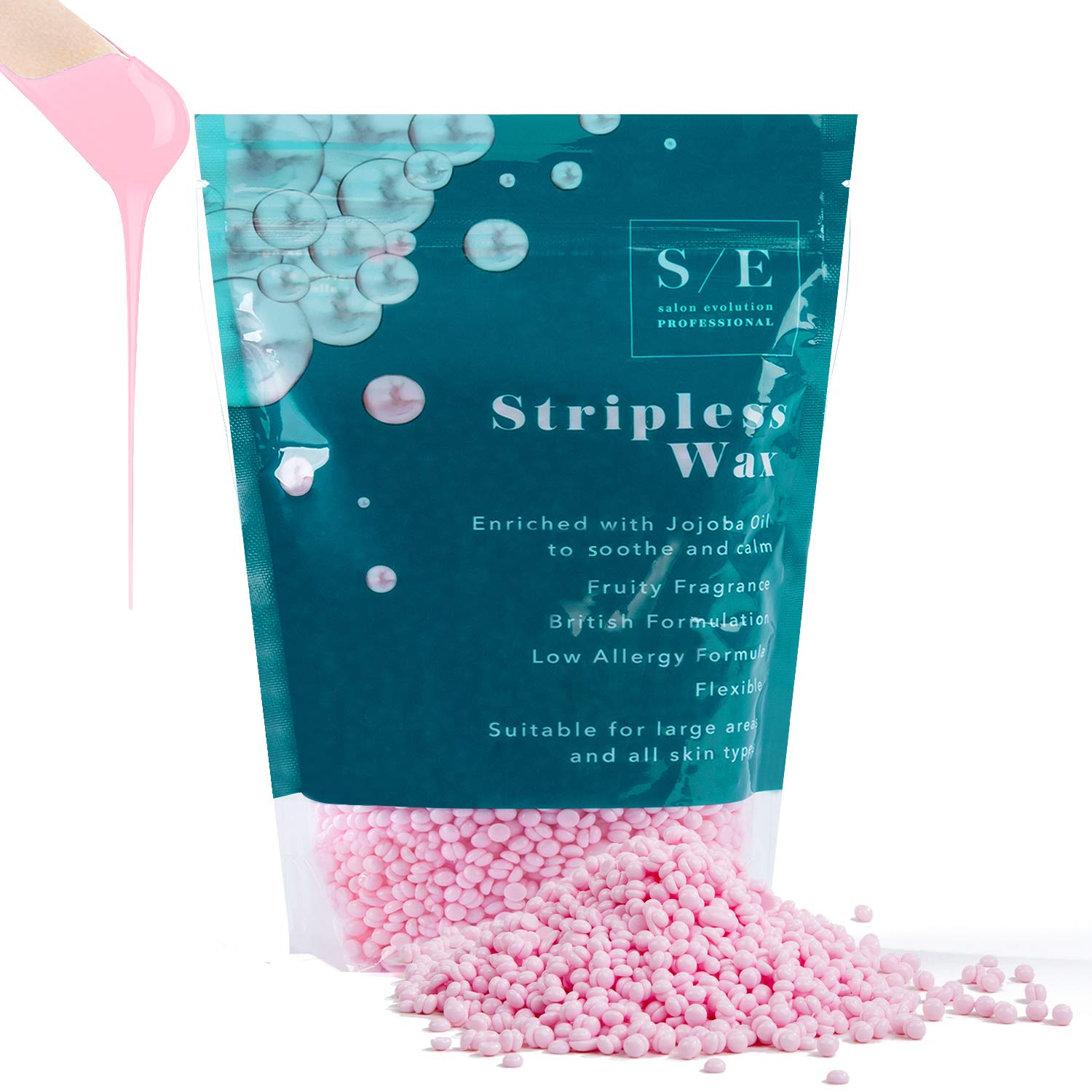 Salon Evolution Wax Beads 500g Stripless Depilatory Home Waxing