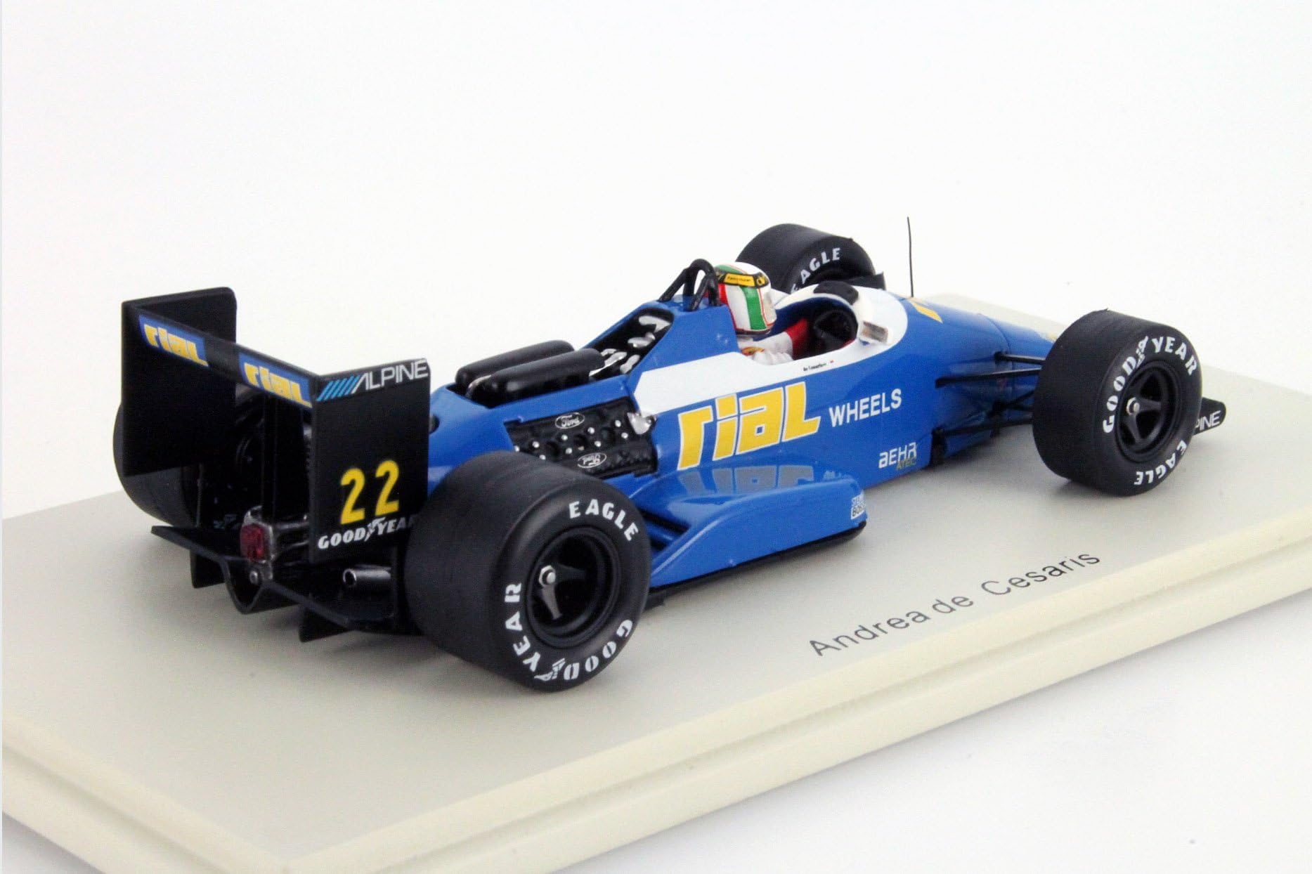 RIAL Spark 1:43 ARC1 Andrea de Cesaris USGP 1988