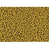11/0 Toho Japanese Seed Beads - Opaque Mustard Matte #1623F (28g Tube)