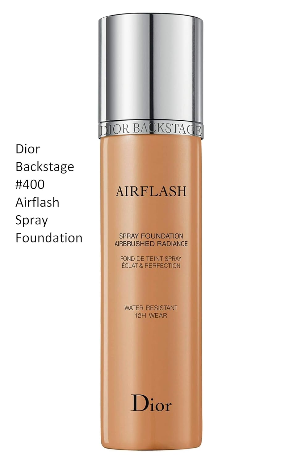 Dior Backstage Airflash Spray Foundation 400 Honey Beige (Medium: Neutral Undertone) 2.3 oz