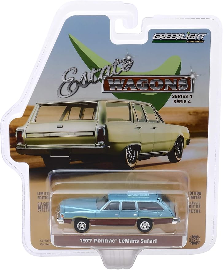 amazon com 1977 pontiac lemans safari wagon glacier blue metallic w woodgrain light blue interior estate wagons 1 64 diecast model car by greenlight 29970 d toys games 1977 pontiac lemans safari wagon glacier blue metallic w woodgrain light blue interior estate wagons 1 64 diecast model car by greenlight 29970 d