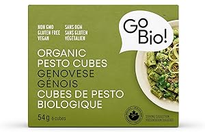 GoBIO! Organic Pesto Genovese Cubes, 54 Grams