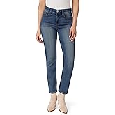 Angels Forever Young Womens 360 Sculpt Mid-Rise Straight Ankle Jeans