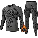 MEETWEE Men's Thermal Underwear, Cold Weather Ski Base Layer Set Functional Warm Winter Compression Long Johns Gear Camouflage Medium