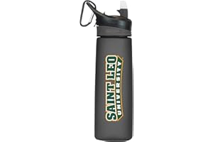 THE FANATIC GROUP St. Leo University Tritan Plastic Frosted Sport Bottle, Design-3 - Black