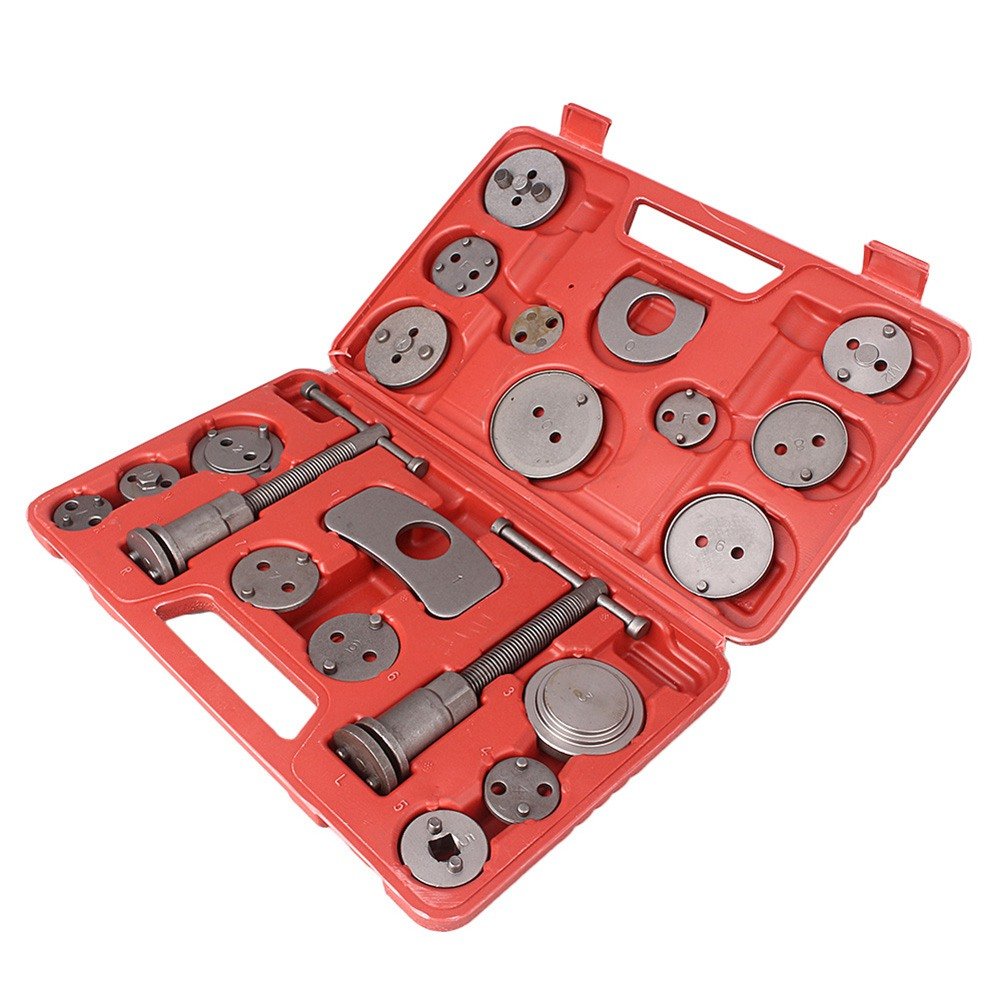 GZYF Heavy Duty Universal 21PCS Disc Brake Caliper Tool Set Wind Back Tool Kit for Brake Pad