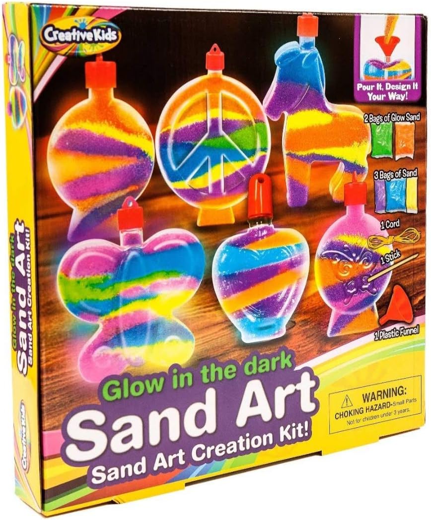 CK Activity Glow in the Dark Super Sand Art Kit - 6 Sand Art Projects