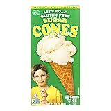 Let's Do Gluten Free Sugar Cones Rolled Style, 12