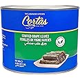 Cortas - Stuffed Grape Leaves, 4.4 Lb (2 kg) - 75 pieces | Premium, Large (70 oz)