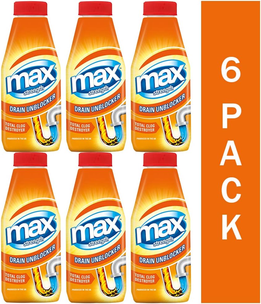 Max Strength Drain Unblocker 500ml, 6 Pack - Image 4