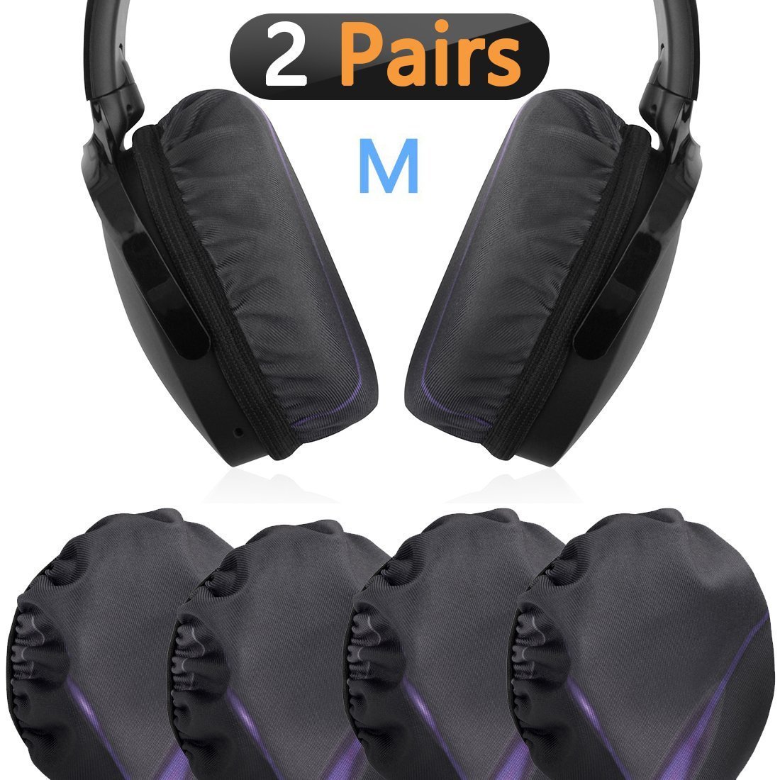 Stretchable Fabric Headphone Earpad Covers Amazon.co.uk Electronics