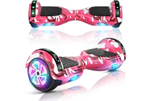 UNI-SUN Hoverboard, 6.5" Two Wheel Hoverboard with Bluetooth and Lights, Hoverboard for Kids Ages 6-12