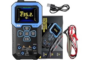 PETiB DMT-99 Digital Multimeter with 2.4 Inch TFT Color Screen True RMS Auto Range Overload Protection Temperature Measuremen
