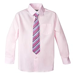 Spring Notion Big Boys' Cotton Blend Dress Shirt