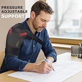 Flow fire Shoulder Support for Men Women Adjustable Brace S/M Left Right view 4