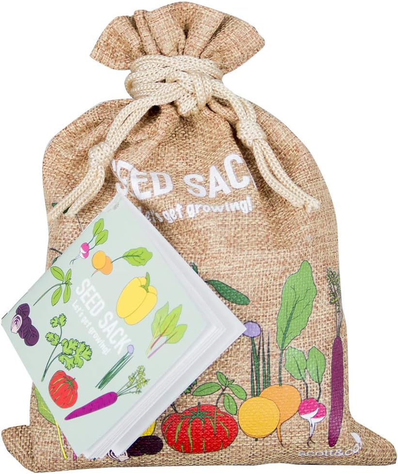 New Scott Co Seed Sack The Seed Sack Contains 30 Different Varieties Of Seeds To Grow Making It An Ideal Gift For Gardeners Amazon Co Uk Garden Outdoors