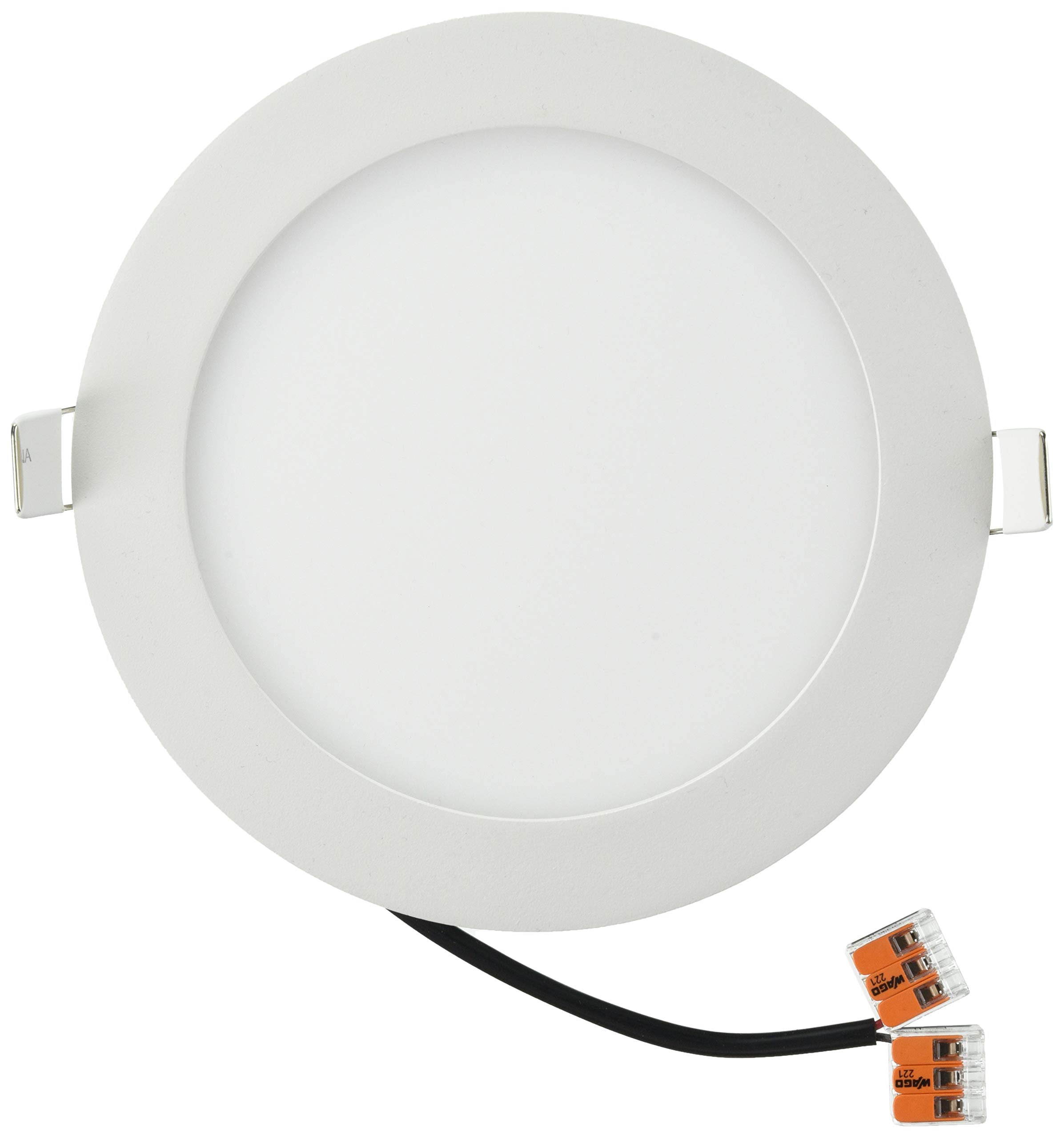 LED Round Panel Moon DC24V/10W 840,180mm,1000lm,3m Power Cable WAGO Clamps